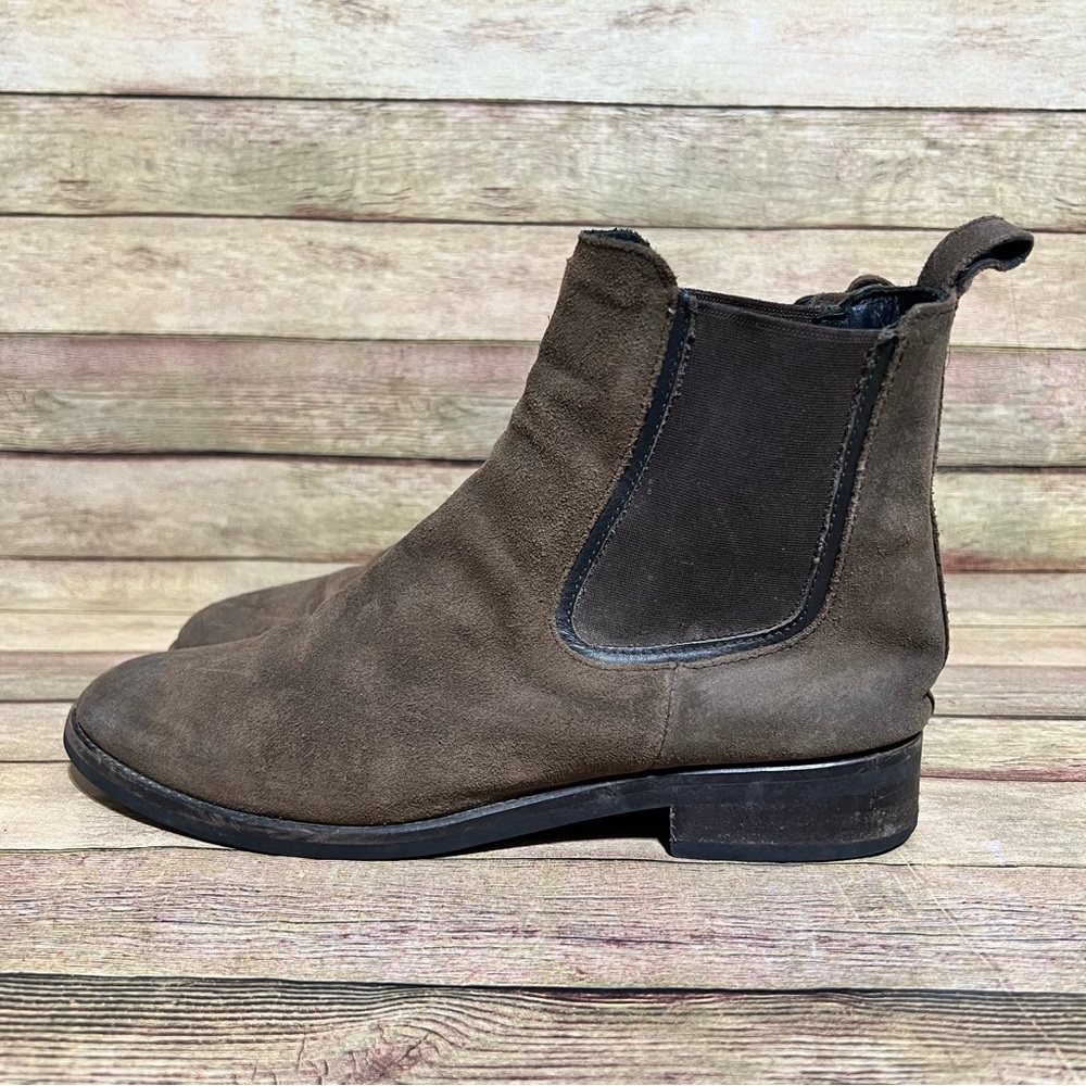 Thursday Brown Suede Chelsea Boots